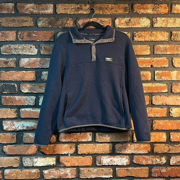 L.L. Bean Other - L.L.Bean Men's Sweater Fleece Pullover | Medium Reg | Warm & Stylish
